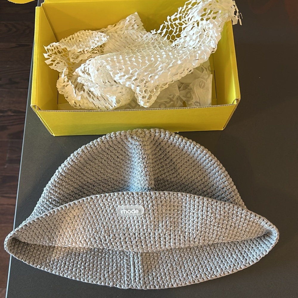 RHODE Summer Club Crochet Bucket Hat - Picture 7 of 10